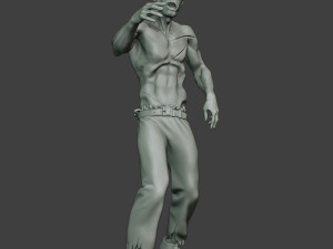 casual zombie male cz1 0001 3D-Druckmodell