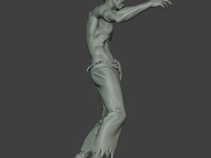 casual zombie male cz1 0001 3D-Druckmodell