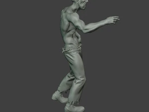 casual zombie male cz1 0001 3D Print Model