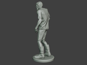 casual zombie male cz1 0002 Modello di stampa 3D