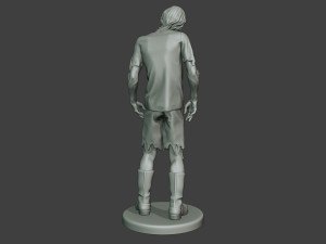 casual zombie male cz1 0002 Modello di stampa 3D