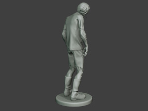 casual zombie male cz1 0002 Modello di stampa 3D