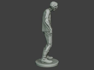 casual zombie male cz1 0002 3D Print Model