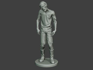 casual zombie male cz1 0002 3D Print Model