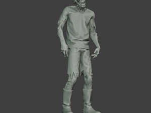 casual zombie male cz1 0002 3D Print Model