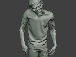 casual zombie male cz1 0002 3D Print Model