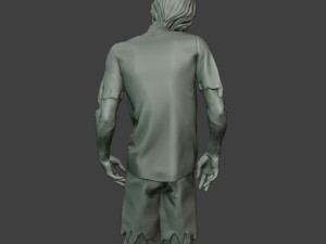 casual zombie male cz1 0002 Modello di stampa 3D