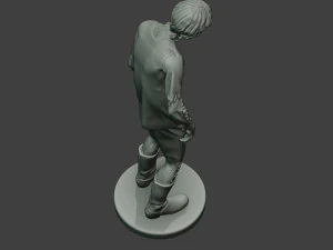 casual zombie male cz1 0002 3D Print Model