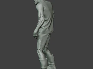 casual zombie male cz1 0002 3D Print Model