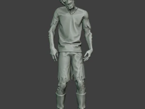 casual zombie male cz1 0002 3D Print Model