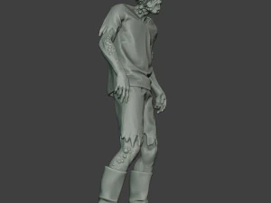 casual zombie male cz1 0002 3D Print Model