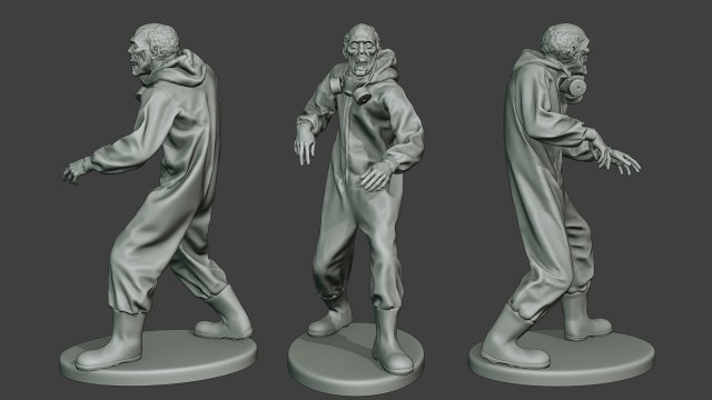 casual zombie male cz1 0003 Model Cetak 3D .c4d .max .obj .3ds .fbx .stl .blend 