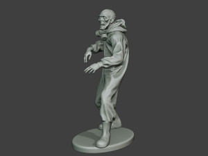 casual zombie male cz1 0003 Model Cetak 3D