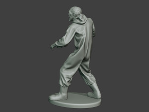 casual zombie male cz1 0003 Model Cetak 3D