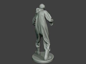 casual zombie male cz1 0003 Model Cetak 3D