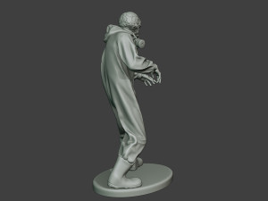 casual zombie male cz1 0003 Model Cetak 3D