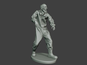 casual zombie male cz1 0003 Model Cetak 3D