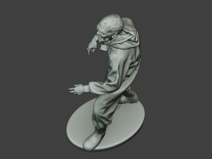casual zombie male cz1 0003 Model Cetak 3D