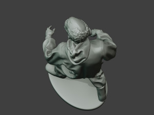 casual zombie male cz1 0003 Model Cetak 3D