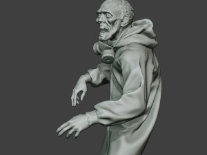 casual zombie male cz1 0003 Model Cetak 3D