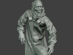 casual zombie male cz1 0003 Model Cetak 3D