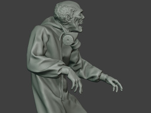 casual zombie male cz1 0003 Model Cetak 3D