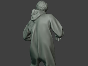 casual zombie male cz1 0003 Model Cetak 3D