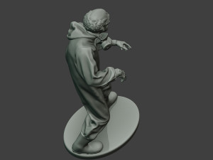 casual zombie male cz1 0003 Model Cetak 3D