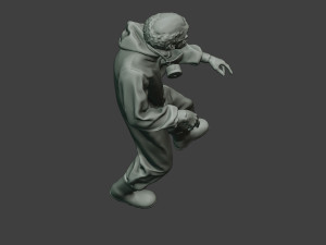 casual zombie male cz1 0003 Model Cetak 3D