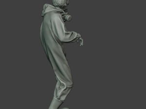 casual zombie male cz1 0003 Model Cetak 3D