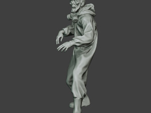 casual zombie male cz1 0003 Model Cetak 3D