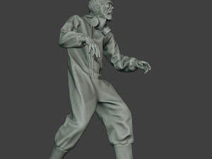 casual zombie male cz1 0003 Model Cetak 3D