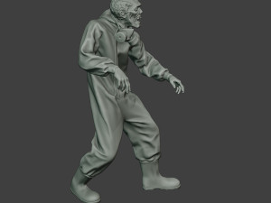 casual zombie male cz1 0003 Model Cetak 3D