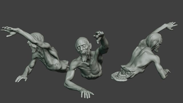 casual zombie male cz1 0004 Model Cetak 3D .c4d .max .obj .3ds .fbx .stl .blend 