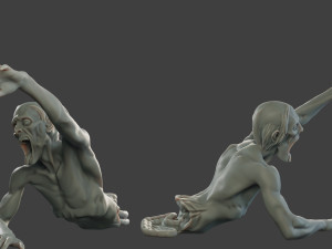 casual zombie male cz1 0004 Model Cetak 3D