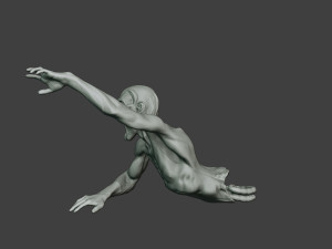 casual zombie male cz1 0004 Model Cetak 3D