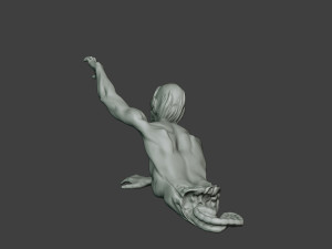 casual zombie male cz1 0004 Model Cetak 3D