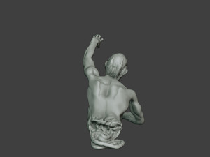 casual zombie male cz1 0004 Model Cetak 3D
