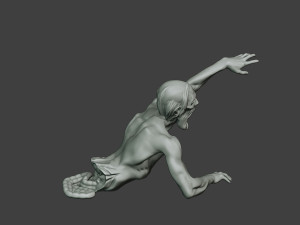 casual zombie male cz1 0004 Model Cetak 3D