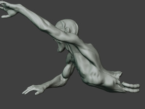casual zombie male cz1 0004 Model Cetak 3D