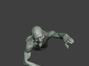 casual zombie male cz1 0004 Model Cetak 3D