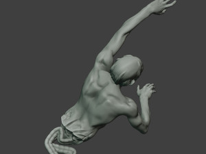 casual zombie male cz1 0004 Model Cetak 3D