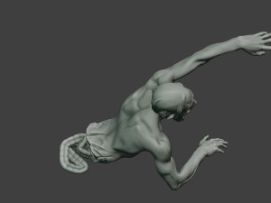 casual zombie male cz1 0004 Model Cetak 3D