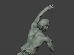 casual zombie male cz1 0004 Model Cetak 3D