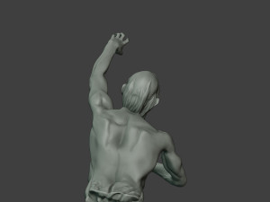 casual zombie male cz1 0004 Model Cetak 3D