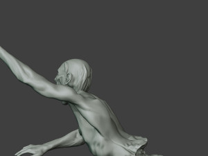 casual zombie male cz1 0004 Model Cetak 3D