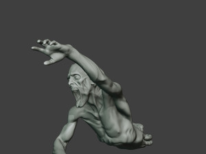 casual zombie male cz1 0004 Model Cetak 3D