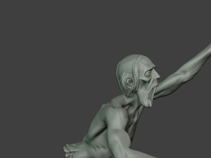 casual zombie male cz1 0004 Model Cetak 3D