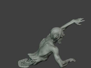 casual zombie male cz1 0004 Model Cetak 3D