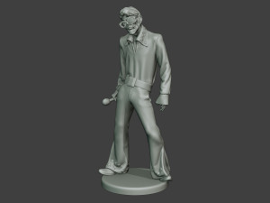 elvis presley zombie epz1 0001 Modèles 3D en vedette